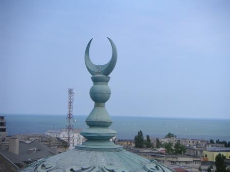 du haut de la grande mosquée...