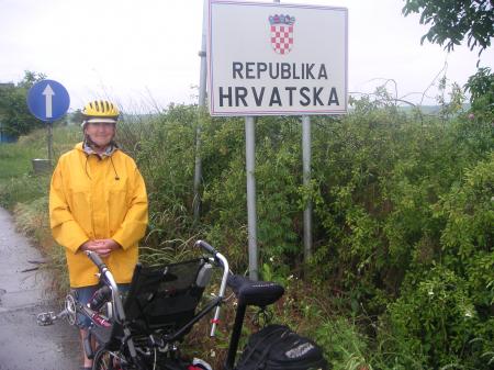 l'entrée en Croatie...
